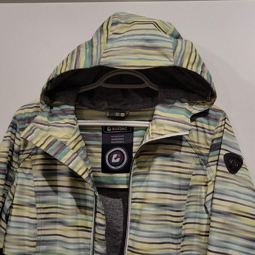 Killtec Brand Striped Multicolor Women's Jacket - Picture 7 of 8